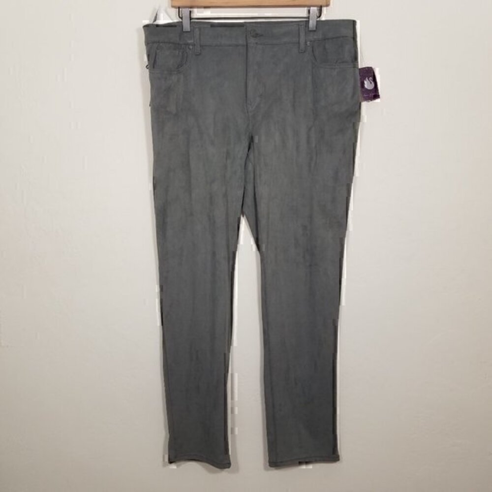 NWT Gloria Vanderbilt BRIDET Slim Leg Mid Rise Super Stretch Pants Size 16 - Picture 1 of 5